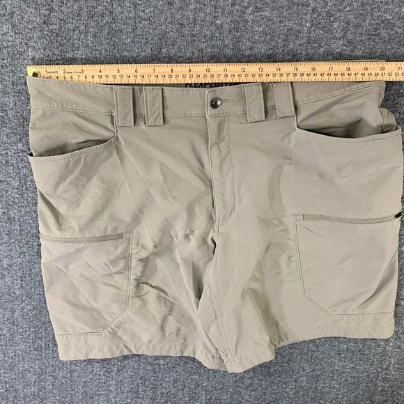 Duluth Flexpedition Shorts Men 40x9 Relaxed Fit Brown Hiking Outdoor Utility - Picture 4 of 9